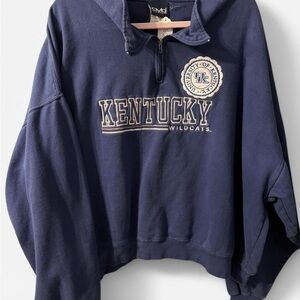 Kentucky Wildcats Navy Pullover